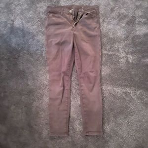 American eagle soft black super stretch jeggings